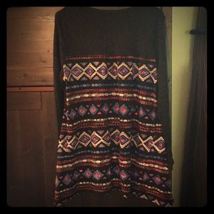 Embroidered sweater
